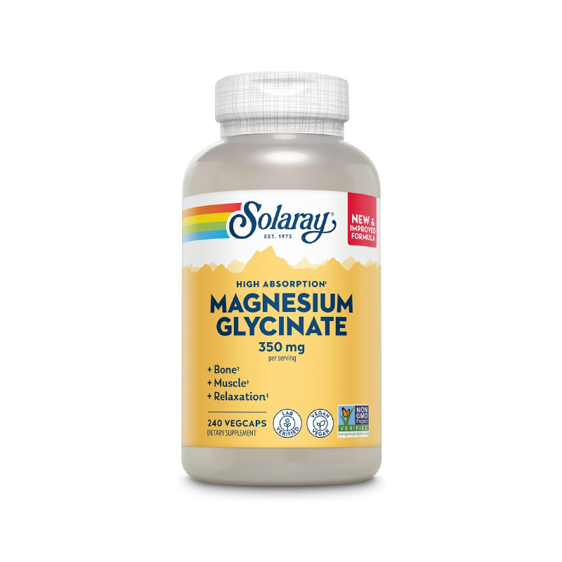 منیزیم گلیسینات سولارای 240 عددی Solaray Magnesium Glycinate