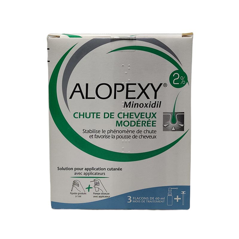 محلول آلوپکسی 2 درصد Alopexi پک تکی یک بطری
