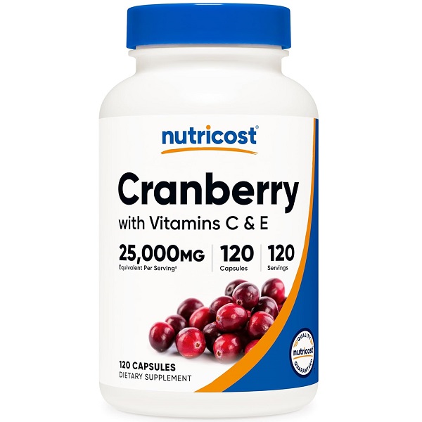 عصاره کرن بری نوتری کاست(۱۲۰عددی) Nutricost Cranberry Extract