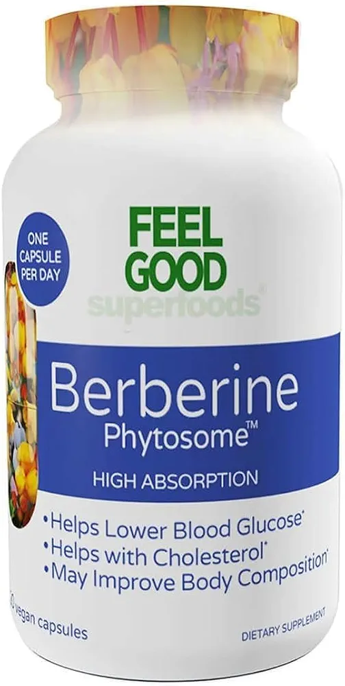 قرص بربرین فیل گود آمریکا ۱۲۰عددی Feel Good Berberine Phytosome Capsule